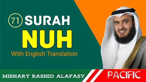 Surah Nuh With English Translation Mishary Bin Rashid Alafasy