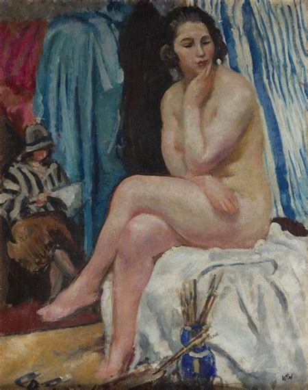 Wojciech Stanislaw Weiss Nude In A Studio 1922 MutualArt