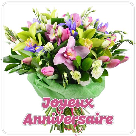 Images De Joyeux Anniversaire Avec Des Fleurs Feliciter Su