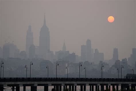 Canadian Wildfires Lead To Air Quality Alerts Across The Northeast