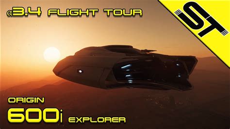 Star Citizen α 34 Origin 600i Explorer Flight Tour Youtube