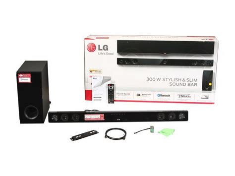 Lg Nb A Channel Sound Bar With Wireless Subwoofer Newegg