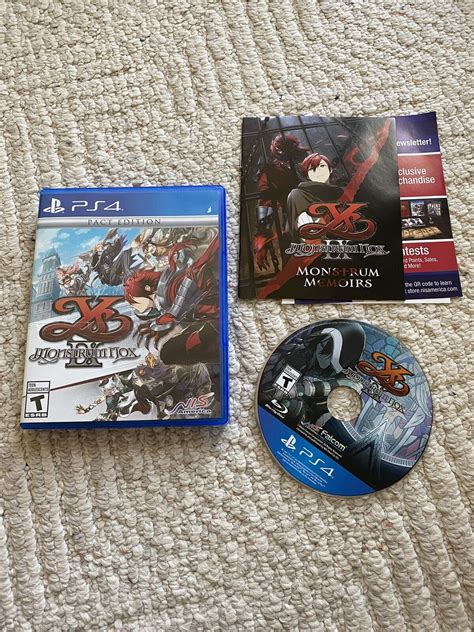 Ys IX 9 Monstrum Nox Pact Edition W Art Book PlayStation 4 PS4