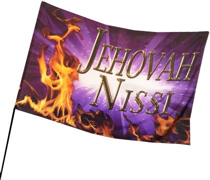 Jehovah Nissi Worship Flag | High Praise Banners