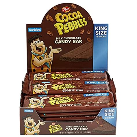 Cocoa Pebbles King Size Candy Bar Bulk Pack Of 18 Individually