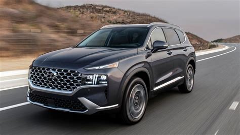 Hyundai Santa Fe Revealed With Fresh Design Hybrid Powertrain And