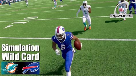 【nfl】wild Card Simulation B Tthompson｜miami Dolphins Vs Buffalo