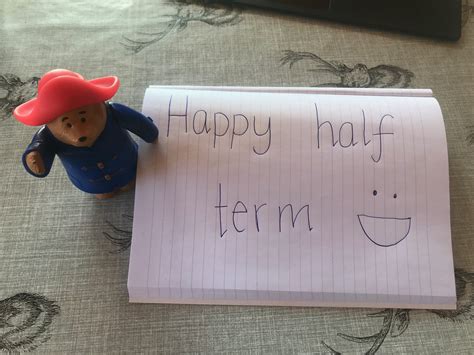 Year 1: Paddington: Happy Half Term