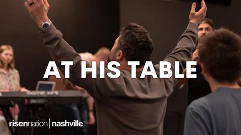 At His Table William Hinn Risen Nation Nashville September 24