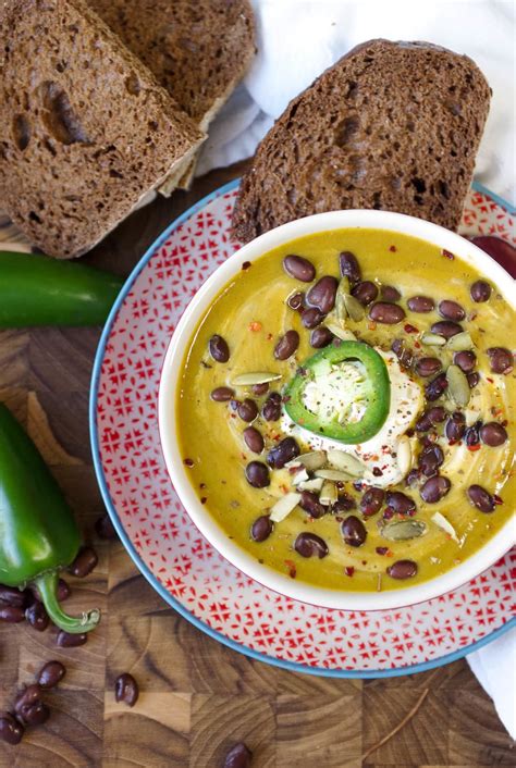 Black Bean Butternut Squash Soup The Forked Spoon