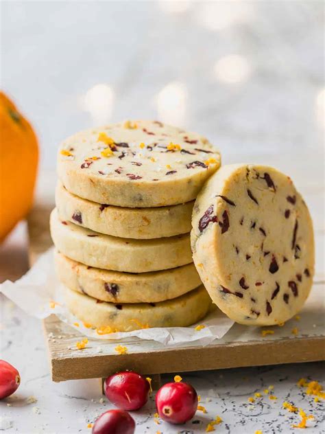 Cranberry Orange Shortbread Cookies Cookin With Mima