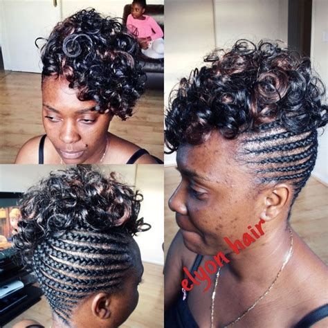 Pin By Karen Morton On Hair Crochet Braids Hairstyles Cornrow Updo