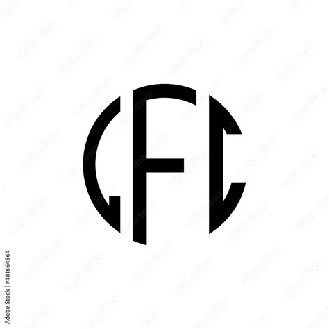 LFC letter logo design. LFC modern letter logo with black background ...