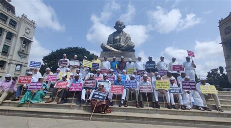 Bengaluru News Highlights Congress Demands Re Revision Of Textbooks Stages Protest At Vidhan