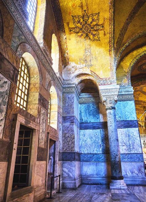 The South Gallery of the Hagia Sophia Mosque. Istanbul, Turkey ...