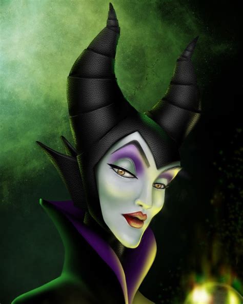 The Maleficent Character From Disneys Sleeping Beauty Is Depicted In