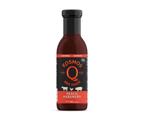 Kosmos Q Peach Habanero Bbq Sauce Coalway