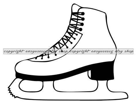 Ice Skating Shoe SVG Ice Skating Shoe DXF Ice Skating Shoe PNG Ice