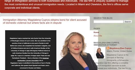 Magdalena Ewa Cuprys Attorney At Law Immigration Attorney Magdalena Cuprys Publishes Another