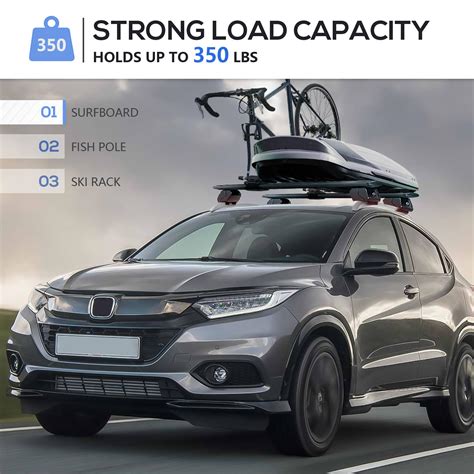 Snapklik Yzona Heavy Duty Lbs Roof Rack Cross Bars Compatible