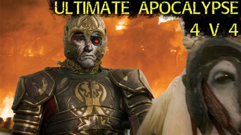 Dawn Of War Ultimate Apocalypse 4 Vs 4 Imperial Guard And Orks Vs