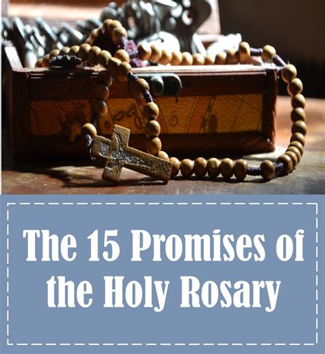 The 15 Promises Of The Holy Rosary