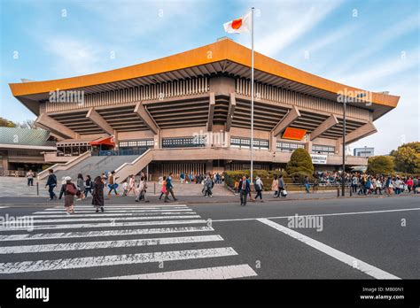 Tokyo, Japan - Nippon Budokan building - Arena for martial arts and ...