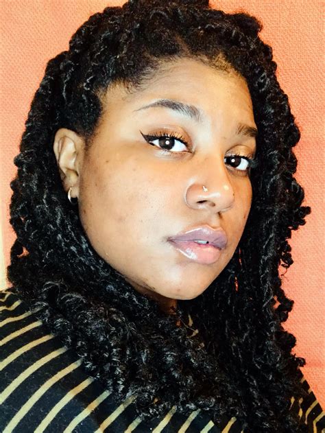 Passion Twists Over My Locs Dreadlocks