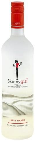 Skinnygirl Bare Naked Vodka Ml Nutrition Information Innit