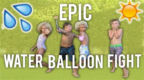 Epic Water Balloon Fight Youtube