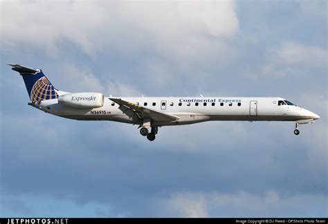 N36915 Embraer ERJ 145LR Continental Express ExpressJet Airlines