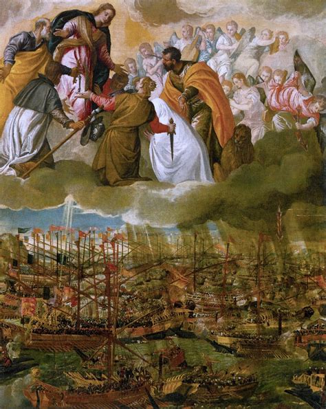 Art Blog: 57 Paintings of The Naval Battle of Lepanto, 1571. Christian forces of the Holy League ...