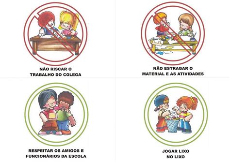 Viajando no Mundo da Educação Infantil Combinados