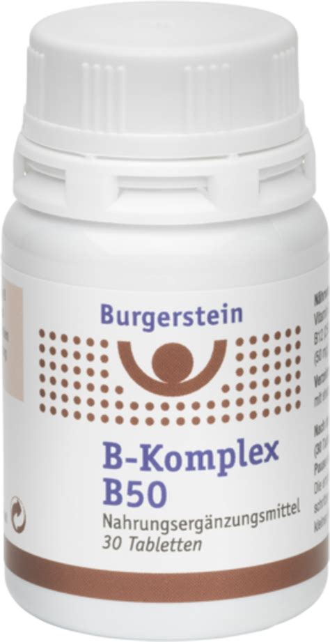 Vitamin B Komplex B Tabletten Burgerstein Vitalabo