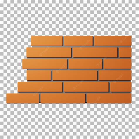 3d Brick Wall Clipart