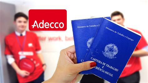 Adecco abre processo seletivo imperdível centenas de vagas de