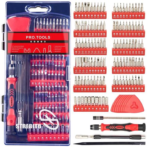 Strebito Screwdriver Sets 142 Piece Electronics Precision Screwdriver