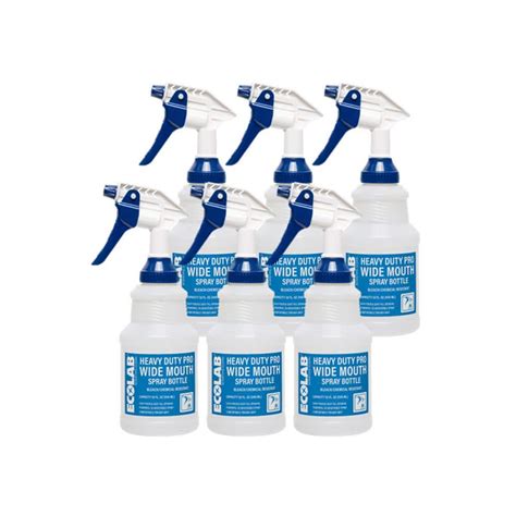 Reviews For Ecolab 32 Oz Heavy Duty Pro Wide Mouth Spray Bottle 6 Pack Pg 1 The Home Depot