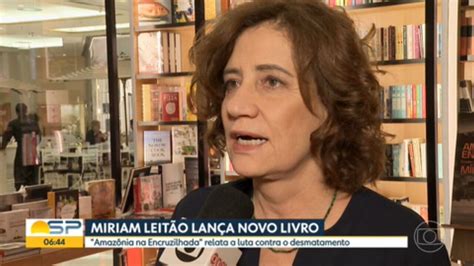 V Deo Miriam Leit O Lan A Novo Livro Bom Dia Sp G