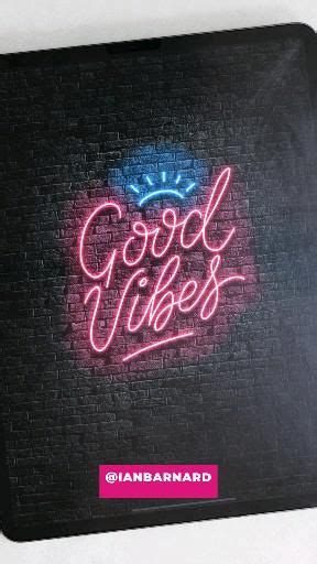 Procreate Neon Lettering Artofit