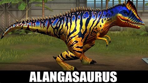 Alangasaurus Level Jurassic World The Game Youtube