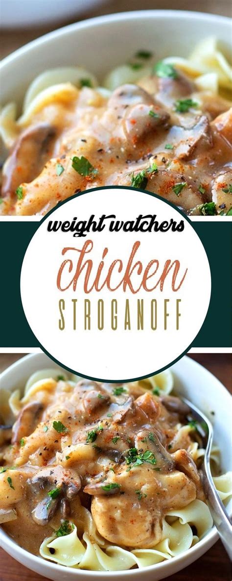 Weight Watchers Chicken Stroganoff Skinny Healthy Food