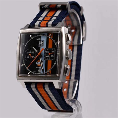 Tag Heuer Monaco Gulf Vintage Le Mans Steve Mcqueen H Circa