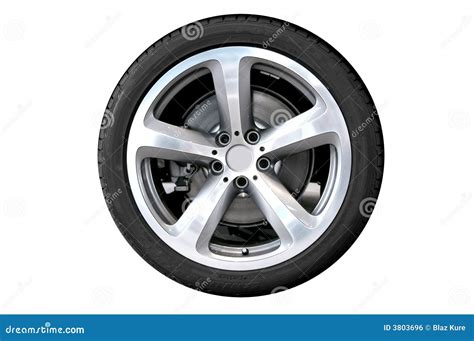 Car Wheel Stock Photo Image Of Shiny Tire Automobile 3803696