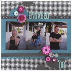 36 Engagement scrapbook ideas | scrapbook, wedding scrapbook, engagement