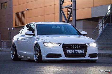 Stanced Audi A6 C7 front