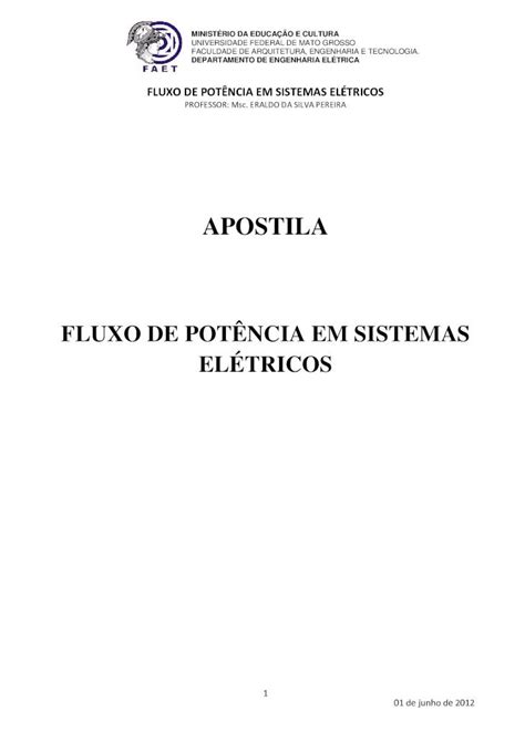 PDF Eraldo Fluxo de potência DOKUMEN TIPS