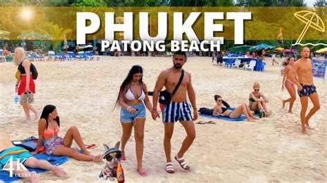 【4k🇹🇭】phuket 2023 Walking From Patong Beach To Bangla Road Youtube