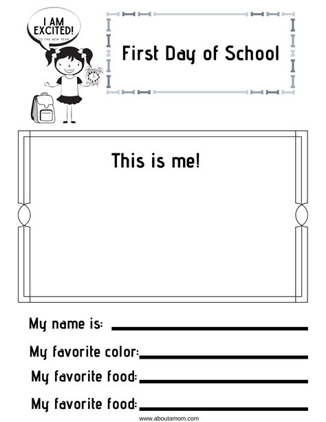 Free Printable Back To School Worksheets About A Mom Worksheets Library