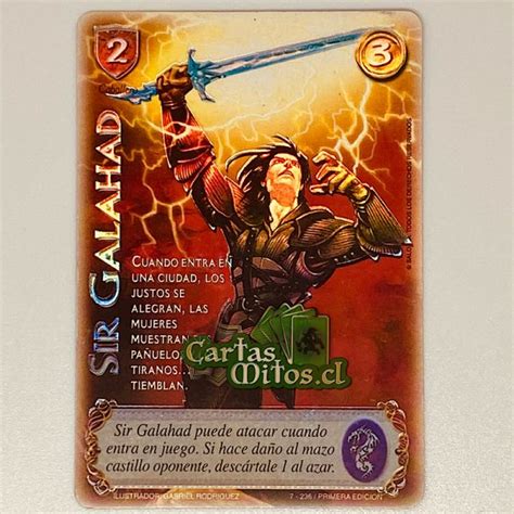 7 236 Sir Galahad Mitos Y Leyendas Espada Sagrada Cartas Mitos